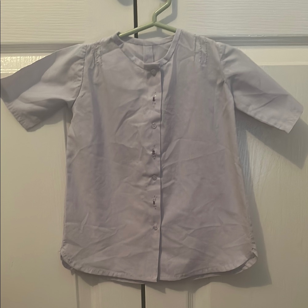 Light Purple Button-Up Shirt